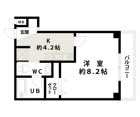 エイワンコート大和田｜貸マンション｜間取り