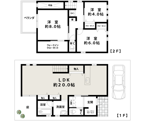 西淀川区中島｜中古戸建｜間取り