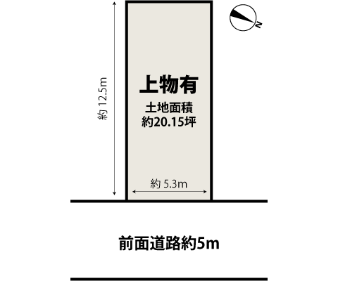 淀川区三津屋南｜売土地｜間取り